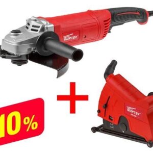 Комплект углошлифмашина WORTEX AG 2326 + кожух вытяжной для УШМ DS 230 W