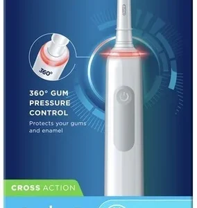 Электрическая зубная щетка Oral-B Pro 3 3000 Cross Action D505.513.3 (белый)