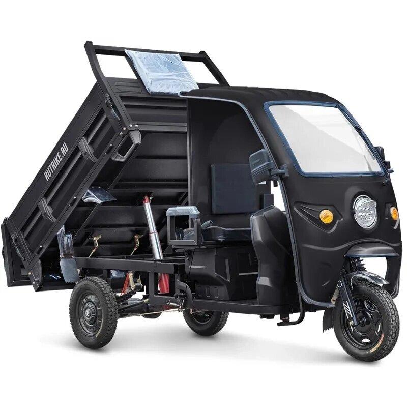Грузовой электрический трицикл Rutrike D5 КАБИНА гидравлика 1700 60V1200W