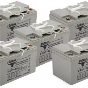 Комплект тяговых аккумуляторов RuTrike 6-EVF-60 (60V60A/H C3)