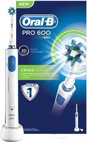 Электрическая зубная щетка Braun Oral-B PRO 600 Cross Action (D16.513)