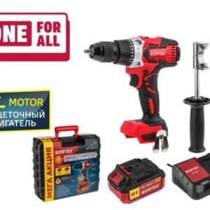 Дрель-шуруповерт Wortex BD 2030 Dli 0329280 (с 1-м АКБ, кейс)