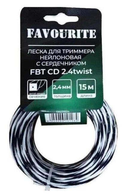 Леска для триммера Favourite FBT CD 2.4twist