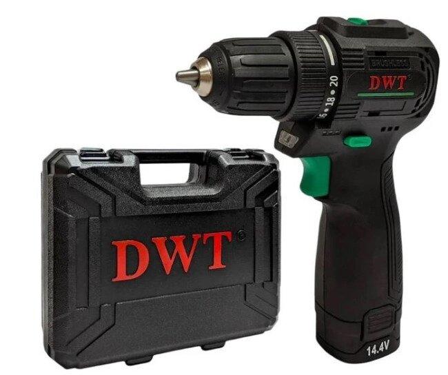 Дрель-шуруповерт DWT ABSP-14.4 DN-2 BMC (с 2-мя АКБ)