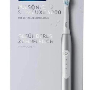 Электрическая зубная щетка Oral-B Pulsonic Slim Luxe 4000 (серебристый)