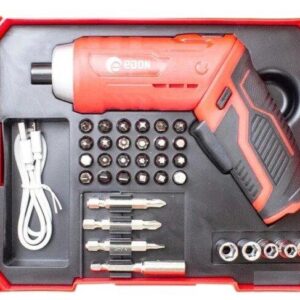 Электроотвертка Edon EDPL02-4 (с АКБ, с органайзером и набором оснастки)