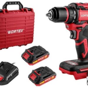 Дрель-шуруповерт Wortex BD 2025-1 DLi 1329838 (с 2-мя АКБ, кейс)