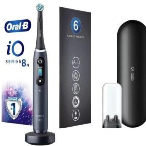 Электрическая зубная щетка Oral-B iO 8n (черный, 2 насадки)