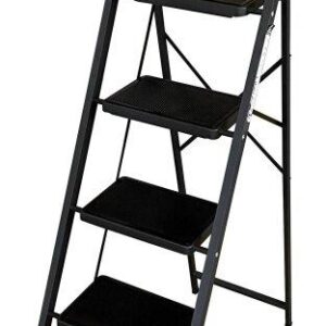 Лестница-стремянка Алюмет МК 805С (30*20, 5-х ступ., сталь, антискольз. накладки, широкая ступень)