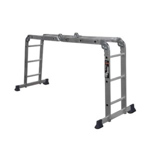 Лестница-трансформер алюминиевая SKIPER TRL4-3Н (4x3шт, 326см, выс. помоста 90см, шир. 35см, 150кг)