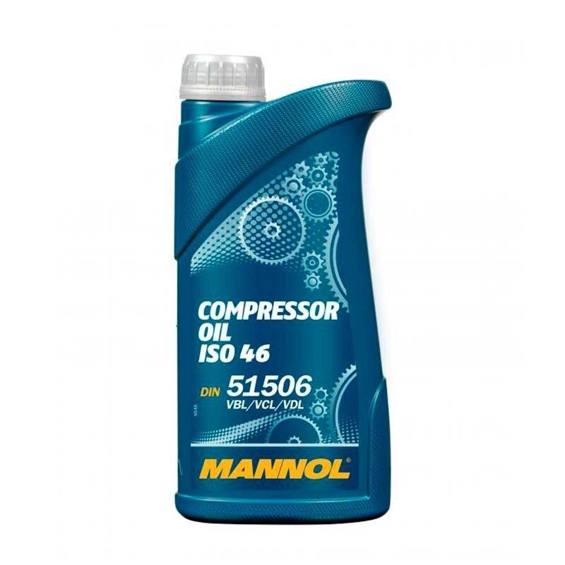 Масло для пневмоинструмента минеральное MANNOL Compressor Oil ISO 46 1 л