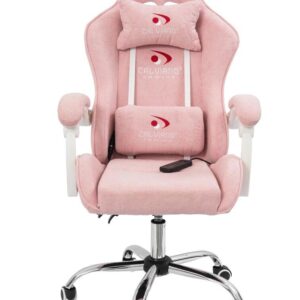 Массажные кресла Вибромассажное кресло Calviano ASTI ULTIMATO pink fabric