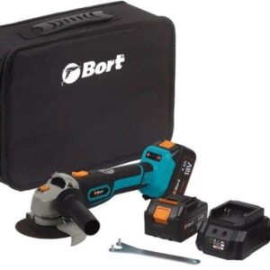 Угловая шлифмашина Bort BWS-18Li-125 (с 2-мя АКБ)