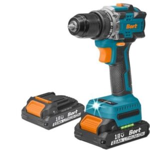 Дрель-шуруповерт Bort BAB-21-BLK 93413526 (с 2-мя АКБ, кейс)