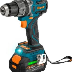 Ударная дрель-шуруповерт Bort BAB-21U 93414837 (с 2-мя АКБ, кейс)