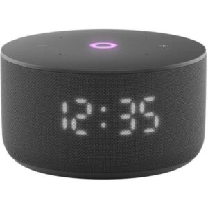 Умная колонка Яндекс Станция Мини 3 с часами (черный)